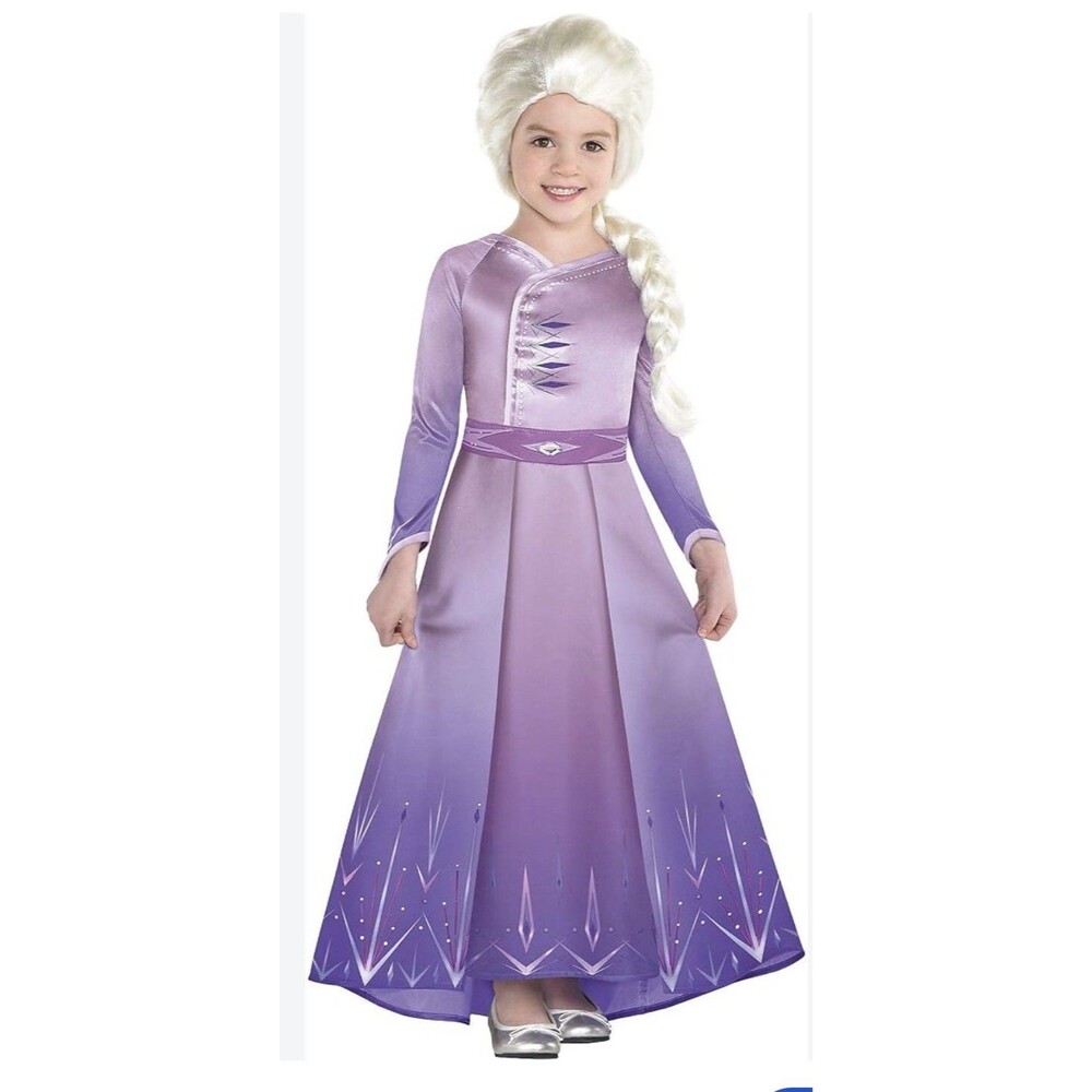 Disney Store Frozen II Elsa Dress Halloween Costume Size L 12-14 Years NWT